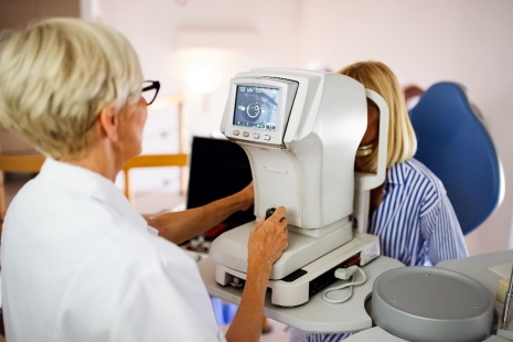 Eye doctor office