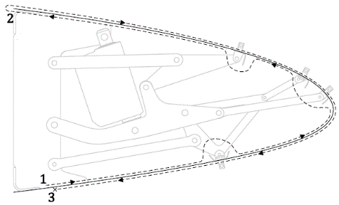 Paper Figure 1: Fiber sensor layout